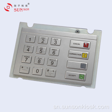 Yakakwira Performance Encryption PIN pad yePayment Kiosk